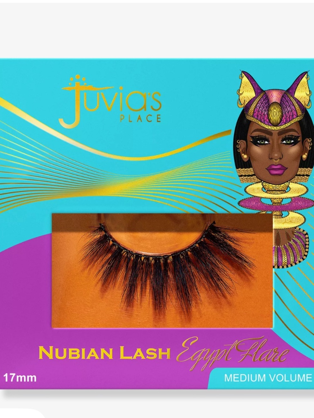 Juvia's Place Nubian Lash - Egypt Flare 17mm (Black)